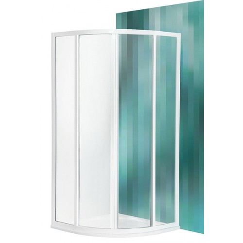 Roltechnik Sprchový kout CR2/800 - bílá/transparent Roltechnik Sprchový kout CR2/800 - bílá/transparent