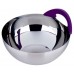 CS SOLINGEN Mísa nerez 24 cm STILO, fialová CS-010031801-24