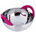 CS SOLINGEN Cedník nerez 24 cm STILO,růžový CS-010041701-24