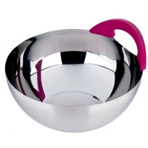 CS SOLINGEN Mísa nerez 24 cm STILO, růžová CS-010041801-24