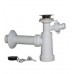 SAPHO umyvadlový sifon,nerezová výpusť 5/4", odpad 40mm s odboočkou, plast CV1013