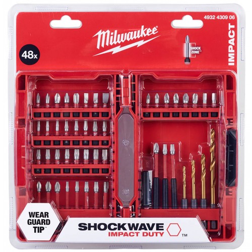 Milwaukee Shockwave Impact duty Sada bitů 48 ks 4932430906