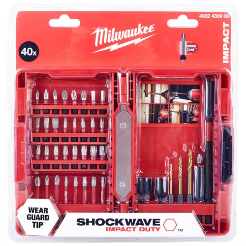 Milwaukee Shockwave Impact duty Sada bitů 40 ks 4932430908