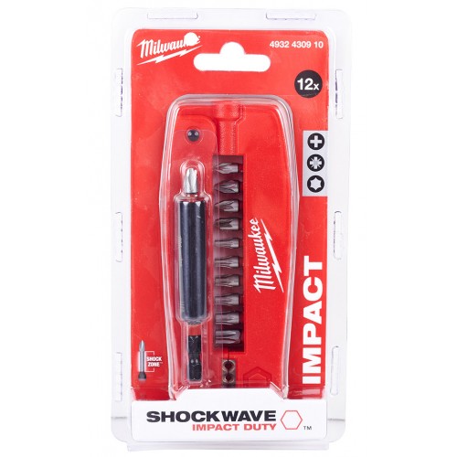 Milwaukee Shockwave Impact duty Sada bitů 12 ks 4932430910