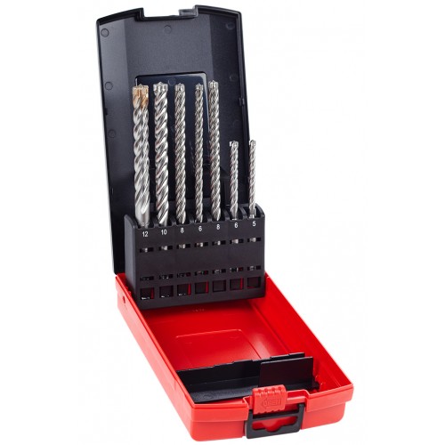 Milwaukee Sada vrtáků SDS-Plus (MX4/7ks) 4932478626