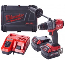 Milwaukee M18 ONEPD2-502X Aku príklepová vŕtačka 2x5.0 Ah, HD Box 4933464527