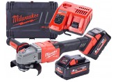 Milwaukee M18 FHSAG125XB-552X Aku úhlová bruska 125 mm 2x5.5 Ah, HD Box 4933471079
