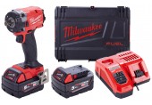 Milwaukee M18 FIW2P12-502X Aku rázový utahovák 2x5.0 Ah, HD Box 4933478447