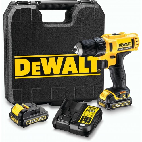 DeWALT Aku vrtačka / šroubovák 10 mm 10,8V 2x1,3Ah Li-Ion DCD710C2