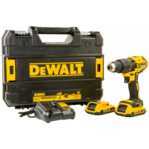 DeWALT DCD778D2T Aku příklepová Vrtačka (65Nm/18V/2x2,0Ah) kufr Tstak