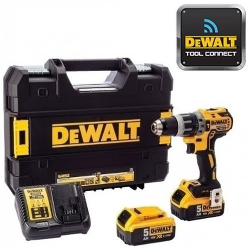 DeWALT Aku Tool Connect příklepová vrtačka 18.0 V, 5.0 Ah, XR-Li-Ion DCD797P2B