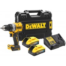 DeWALT DCD800H2T Aku vrtačka (90Nm/18V/2x5,0Ah PowerSack) kufr Tstak