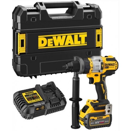 DeWALT DCD999T1 Aku příklepová vrtačku/šroubovák 112Nm, XR (18V/1x6,0Ah) Tstak kufr