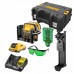 DeWALT DCE0825D1G Křížový pětibodový laser, zelený paprsek XR (10,8V/1x 2,0Ah)kufr Tstak