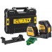 DeWALT DCE088NG18 Laser samonivelační kříž, zelený paprsek 18V - pouze tělo, kufr TStak