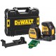 DeWALT DCE088NG18 Laser samonivelační kříž, zelený paprsek 18V - pouze tělo, kufr TStak