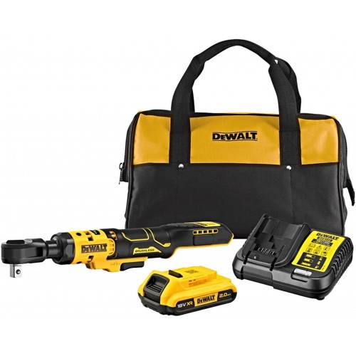 DeWALT DCF512D1 Aku ráčna s otevřenou hlavou 1/2" XR (18V/1x2,0Ah) taška