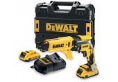 DeWALT DCF620D2K Bezuhlíkový šroubovák na sádrokarton 30Nm XR (2x2,0Ah/18V) kufr Tstak