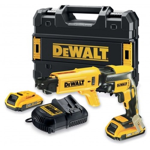 DeWALT DCF620D2K Bezuhlíkový šroubovák na sádrokarton XR (30Nm/18V/2x2,0Ah) kufr Tstak