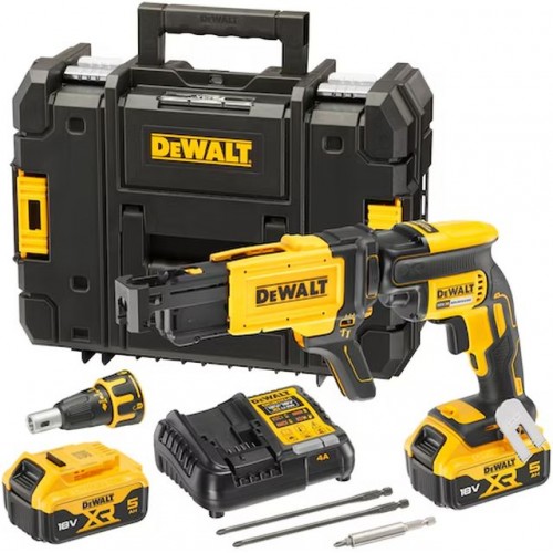 DeWALT DCF620P2K Aku šroubovák na sádrokarton (2x5,0Ah/18V) +DCF6202 zásobník na vruty