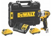 DeWALT DCF801D2 Aku rázový utahovák 1/4" (163Nm/12V/2x2,0Ah) kufr Tstak