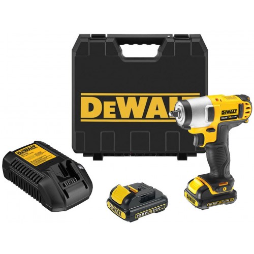 DeWALT Aku Rázový utahovák 10,8 V XR Li-Ion 2x 2,0 Ah DCF813D2