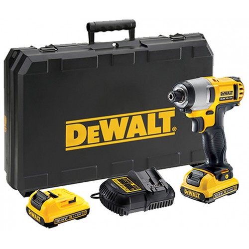 DeWALT DCF815D2 Aku rázový utahovák 1/4" (107Nm/10,8V/2x2Ah) kufr