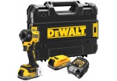 DeWALT DCF870E2T Aku rázový utahovák PowerStack (1/4"/56Nm/18V/2x1,7Ah) Tstak