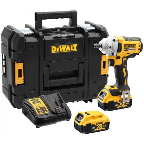 DeWALT DCF894HP2 Aku rázový utahovák 1/2" (447Nm/18V/2x5,0Ah) kufr Tstak