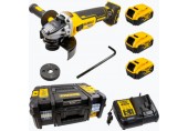 DeWALT DCG405P3 Aku úhlová bruska 125mm XR (18V/3x5,0Ah) kufr Tstak