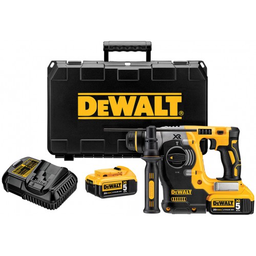 VÝPRODEJ DeWALT DCH273P2 Aku kombinované kladivo SDS-Plus (2,1J/18V/2x5,0Ah) kufr PO SERVISE!!