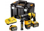 DeWALT DCH333X2 Aku kombinované kladivo SDS-Plus XR (3,5J/54V/2x9,0Ah) kufr Tstak