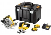 DeWALT DCK2012P2T Kombo sada (DCS570+DCS334+18V+2x5,0Ah) Tstak