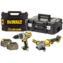 DeWALT DCK2055T2T Aku Sada 54V (DCG414 + DCD996 + 2 x 6,0Ah + DCB118 + 2 x TSTAK II)