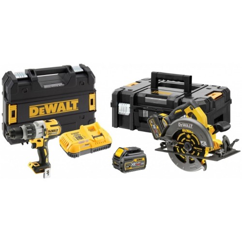 DeWALT Sada Aku nářadí XR FLEXVOLT Li-Ion 18/54V, 2x 6,0Ah, kufry TSTAK DCK2056T2T