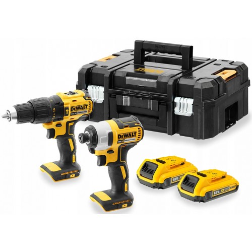 DeWALT DCK2060D2T Sada 18 V sada aku 18V XR (DCD778,DCF787,2 x DCB183,DCB113,TSTAK II)