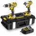 DeWALT Combo sada Příklepová vrtačka 18V + rázový utahovák 1/4" 2x5,0Ah Thoung box DCK250P2