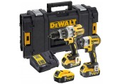 DeWALT DCK276P3 18V Sada aku nářadí XR Li-Ion DCD996 + DCF887 3x 5,0Ah