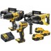 DeWALT Aku Kombo sada nářadí 18V 3x 4,0Ah Li-Ion XR, s kufry, DCK369M3T