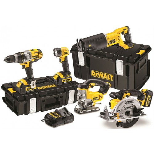 DeWALT Kombo sada aku nářadí 18V XR Li-Ion s kufry Tough System DCK592M3 DeWALT Kombo sada aku nářadí 18V XR Li-Ion s kufry Tough System DCK592M3