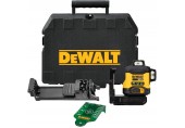 DeWALT DCLE34031N Aku zelený laser 3 x 360° zelený, XR (18V/bez aku) kufr
