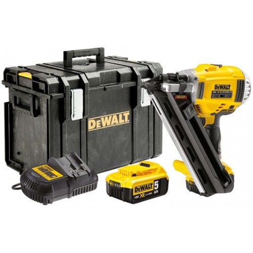 DeWALT DCN692P2K Aku hřebíkovačka 90 mm XR (18 V/2x5,0 Ah) kufr Tough