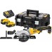 DeWALT DCS571P2 Aku kotoučová pila 115 mm (2x5,0Ah/18V) kufr Tstak