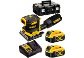 DeWALT DCW200P2 Aku bezuhlíková vibrační bruska XR (18V/2x5,0Ah) kufr Tstak