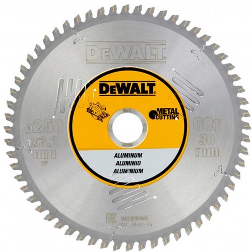 DeWALT DT1915 pilový kotouč pro stacionární pily na hliník, 250 x 30 mm, 60 zubů