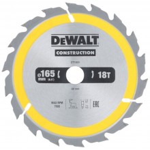 DeWALT DT1933 Pilový kotouč 165 x 20 mm, 18 zubů, ATB 20°