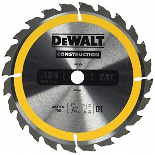 DeWALT DT1939 Pilový kotouč 184 x 16 mm, 24 zubů, ATB 16°