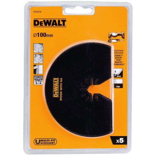 DeWALT DT20708 Půlkulatý pilový list 100 mm