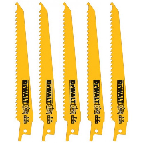 DeWALT DT2359 Pilový list 152 mm na dřevo a plast 5 ks