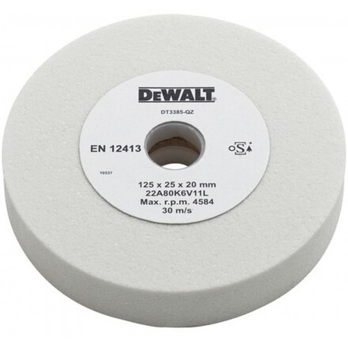 DeWALT DT3385 Brusný kotouč z oxidu hlinitého, zrnitost 80, 125 x 25 x 20 mm